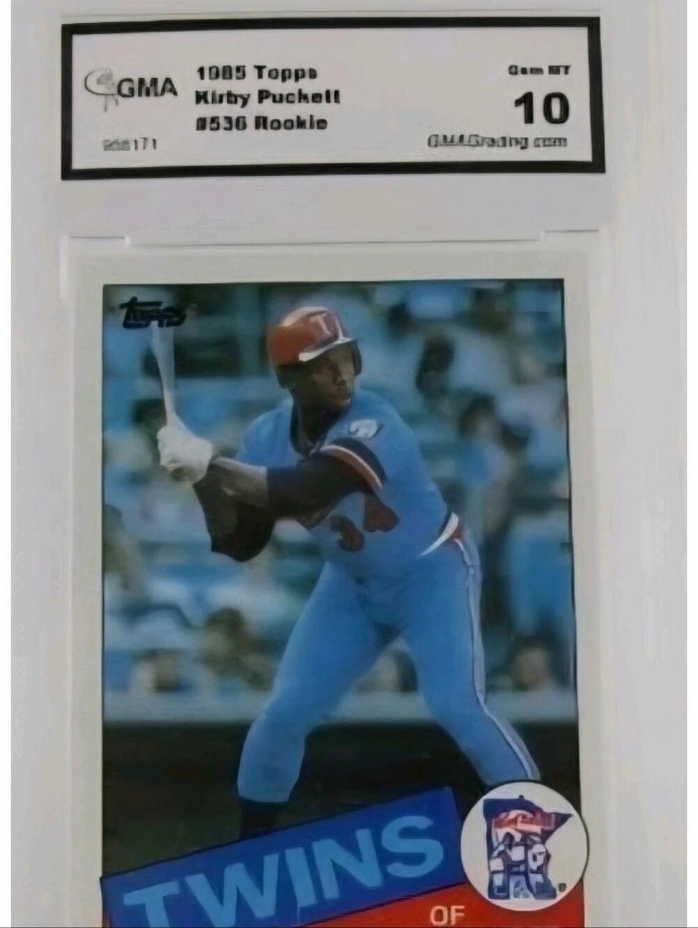 Kirby Puckett RC 1985 Topps #536 GEM MINT 10-Rookie Card -